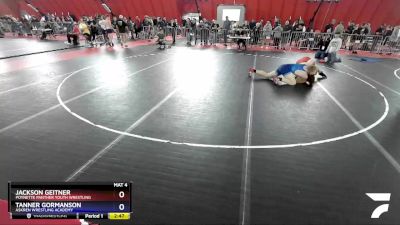 220 lbs Cons. Semi - Jackson Geitner, Poynette Panther Youth Wrestling vs Tanner Gormanson, Askren Wrestling Academy