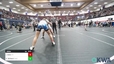 105 lbs Quarterfinal - Jakob Lane, Comanche Takedown Club vs Cooper Willard, D3 Wrestling Cluib