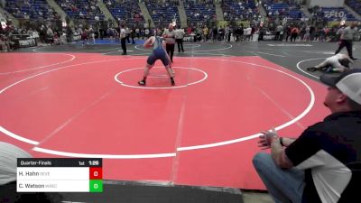 165 lbs Quarterfinal - Hayden Hahn, Severance Middle School vs Champ Watson, Wrecking Crew