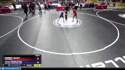 82 lbs Round 1 - Gabriel Bailey, California vs Titus Pendleton, Vacaville Wrestling Club