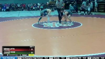 2 - 126 lbs Quarterfinal - Chance Rose, Richlands vs Bryan Latta, Poquoson