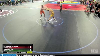 Cons. Round 1 - Gabe Stock, Tekamah-Herman vs Dominick Richter, Oakland-Craig