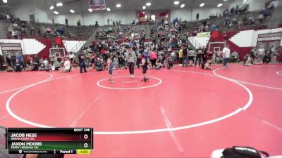 101-104 lbs Round 2 - Jaxon Moore, Perry Meridian WC vs Jacob Ness, Indian Creek WC