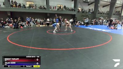 138 lbs Cons. Round 2 - Brent Topliff, OR vs Talin Kerr, WA