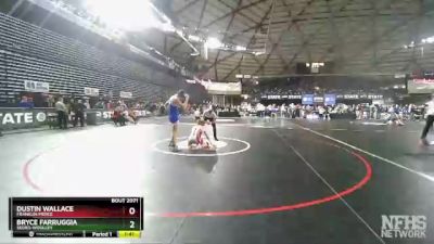 2A 160 lbs Champ. Round 1 - Bryce Farruggia, Sedro-Woolley vs Dustin Wallace, Franklin Pierce