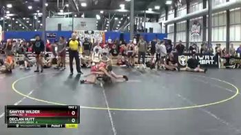 90 lbs Round 4 (6 Team) - Sawyer Wilder, Lowell WC vs Declan Hutt, Death Squad Green