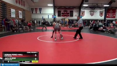 132 lbs Cons. Round 2 - Adrian Perez-Hall, Burlington vs Jack Kleese, Washington