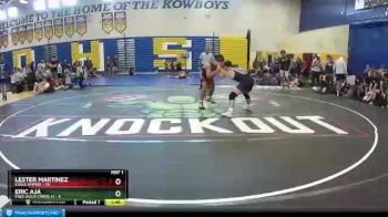145 lbs Finals (2 Team) - Eric Aja, Free-Buch-Creek #1 vs Lester Martinez, Eagle Empire