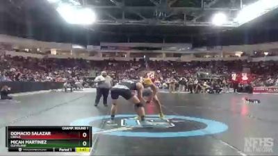 5A 189 lbs Champ. Round 1 - Domacio Salazar, Cibola vs Micah Martinez, Cleveland