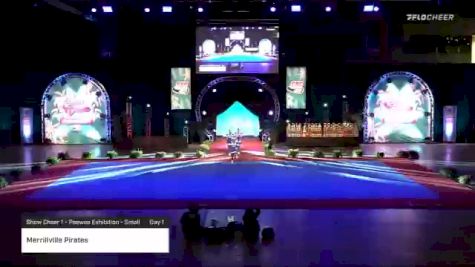 Merrillville Pirates [2020 Show Cheer 1 - Peewee Exhibition - Small Day 1] 2020 Pop Warner National Cheer & Dance Championship