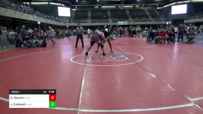 295 lbs Consolation - Dylan Devine, Glen Burnie vs Julien Caldwell, Randallstown