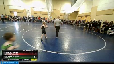 45 lbs Champ. Round 1 - Beckett Burtis, Syracuse vs Bentley Baker, Ravage Wrestling Club