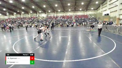 126 lbs Cons. Round 3 - Kyler Spencer, Dons Wrestling Club vs Xander Fenner, Davis Wrestling Club