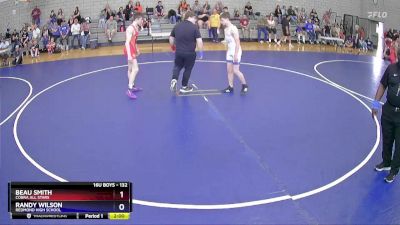 132 lbs Champ. Round 1 - Beau Smith, Cobra All Stars vs Randy Wilson, Redmond High School