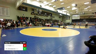 153 lbs Consi Of 8 #2 - Jaxtyn Frost, Buchanan vs Aaron Concepcion, South Anchorage (AK)