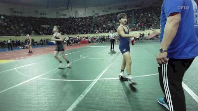 105 lbs Round Of 32 - Jace Browning, Jay Wrestling Club vs Sammy Spottedbear, Newkirk Jr High