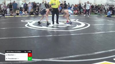 102-S Mats 1-5 3:00pm lbs Round Of 64 - Josiah Stanton, IN vs Aj Freudeman, OH