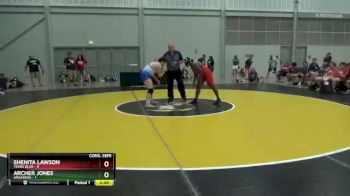 180 lbs 2nd Wrestleback (8 Team) - Shenita Lawson, Texas Blue vs Archer Jones, Arkansas