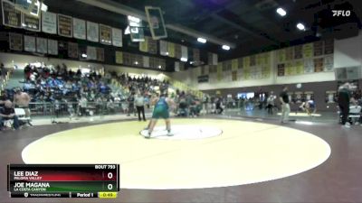 285 lbs Cons. Round 3 - Lee Diaz, Paloma Valley vs Joe Magana, La Costa Canyon