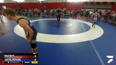 160 lbs Cons. Round 5 - Kale Roth, CrassTrained: Weigh In Club vs Carter Henschel, Askren Wrestling Academy