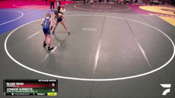 105 lbs Finals (8 Team) - Connor Surrette, STMA (St. Michael/Albertville) vs Blake Mead, Minneota