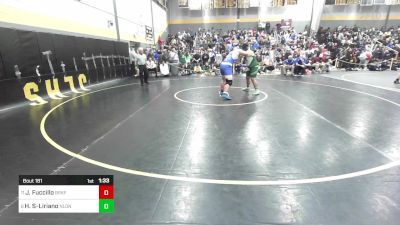 285 lbs Round Of 16 - Joe Fuccillo, Brookfield/Shepaug vs Henry Santana-Liriano, New London