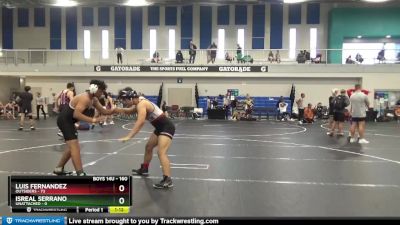 160 lbs Semifinal - Luis Fernandez, Outsiders vs Isreal Serrano, Unattached