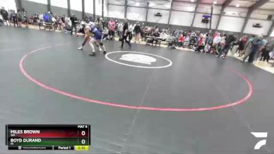 160 lbs Champ. Round 1 - Miles Brown, WA vs Boyd Durand, HI