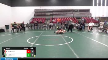 90 lbs Round 1 (8 Team) - Chris Metz, Minions Green (GA) vs Kaleb Pratt, Illinois Menace