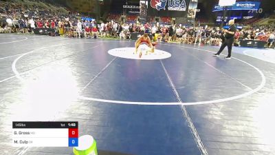 145 lbs Rnd Of 64 - Gable Gross, Missouri vs Maclain Culp, Oregon