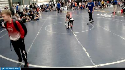 40-44 lbs Semifinal - Axon Higgins, St.Paul Youth Wrestling vs Mason Hruska, FoxFit Wrestling