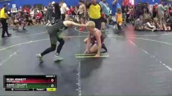 90 lbs Round 3 (6 Team) - Rush Jennett, Team Iowa Red vs Gavin Culloty, Peer Pressure Elite