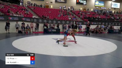 45 kg Rnd Of 16 - Shawn Price, California vs Michael Rundell, Illinois