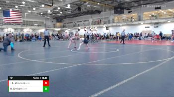 112 lbs Semifinal - AnnaMae Mosconi, Indiana Inferno vs Hayley Snyder, Warren Wrestling