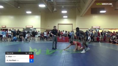 86 kg Rnd Of 32 - Chasen Blair, Unattached vs Kordell Norfleet, Arizona State University