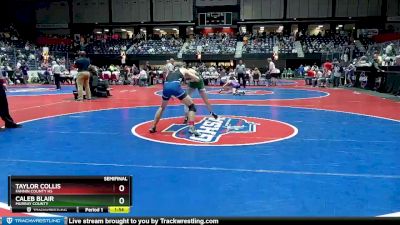 2A-138 lbs Semifinal - Caleb Blair, Murray County vs Taylor Collis, Fannin County HS