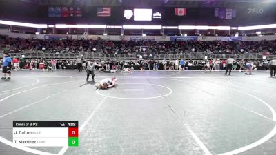 85 lbs Consi Of 8 #2 - Jace Dalton, Wolf Pack vs Tobias Martinez, Triumph Wrestling Club