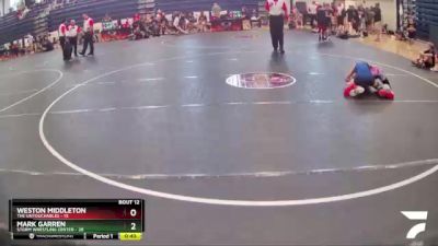 80 lbs Finals (8 Team) - Mark Garren, Storm Wrestling Center vs Weston MIddleton, The Untouchables