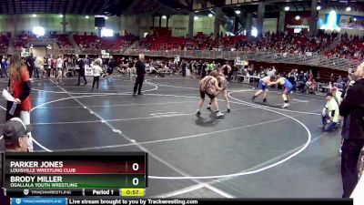 150 lbs Cons. Round 1 - Parker Jones, Louisville Wrestling Club vs Brody Miller, Ogallala Youth Wrestling