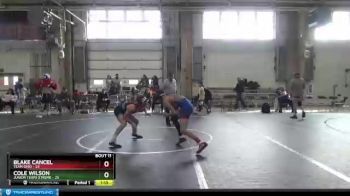 120 lbs Round 4 (6 Team) - Blake Cancel, Team Ohio vs Cole Wilson, Junior Terps Xtreme