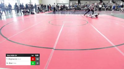 69 lbs Rr Rnd 4 - Troy Migliaccio, Yale Street vs Noah Blair, Roundtree Wrestling Academy Black