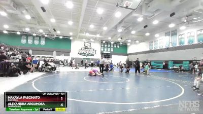 131 lbs Semifinal - Makayla Fascinato, Oak Hills vs Alexandra Argumosa, Santiago GG