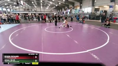 83 lbs Quarterfinal - Ryker Pickard, FM Wrestling Club vs Noah Silva, Team Xtreme Wrestling