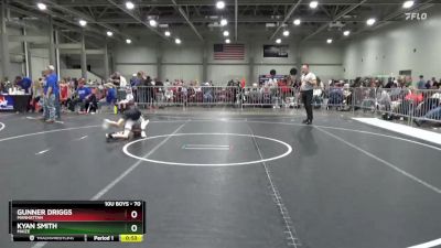 70 lbs Cons. Round 3 - Kyan Smith, Maize vs Gunner Driggs, Manhattan