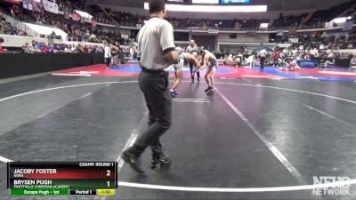 1A-4A 132 Champ. Round 1 - Jacoby Foster, Dora vs Brysen Pugh, Prattville Christian Academy