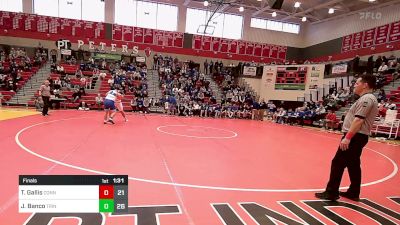 285 lbs Final - Tyler Gallis, Connellsville vs Jase Banco, Trinity