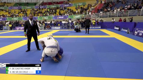 FRANCISCO DE CASTRO ANDRADE vs DAVI DE SÁ DA CRUZ 2024 Brasileiro Jiu-Jitsu IBJJF