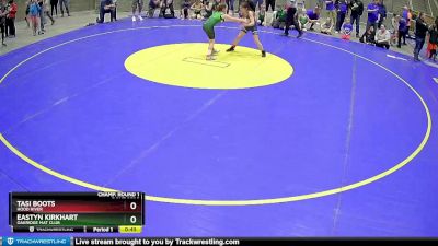 70 lbs Champ. Round 1 - Eastyn Kirkhart, Oakridge Mat Club vs Tasi Boots, Hood River