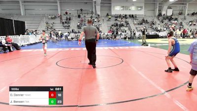 100 lbs Rr Rnd 1 - Dakota Danner, TNWC Sneak Attack vs Jude Benson, Felix Wrestling Academy