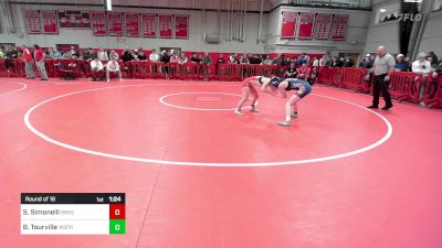 111 lbs Round Of 16 - Sophia Simonelli, Barnstable vs Bryn Tourville, West Springfield